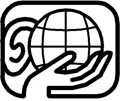 Projektlogo blickfrei: Das Ohr an der Welt